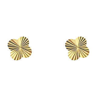 گوشواره طلا 18 عیار مدل ون کلیف3 میوگلد
