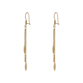 گوشواره طلا 18 عیار زنانه مدل ME1182 مهر گالری - 01