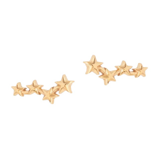 گوشواره طلا 18 عیار مدل ستارگان ایلونا گالری