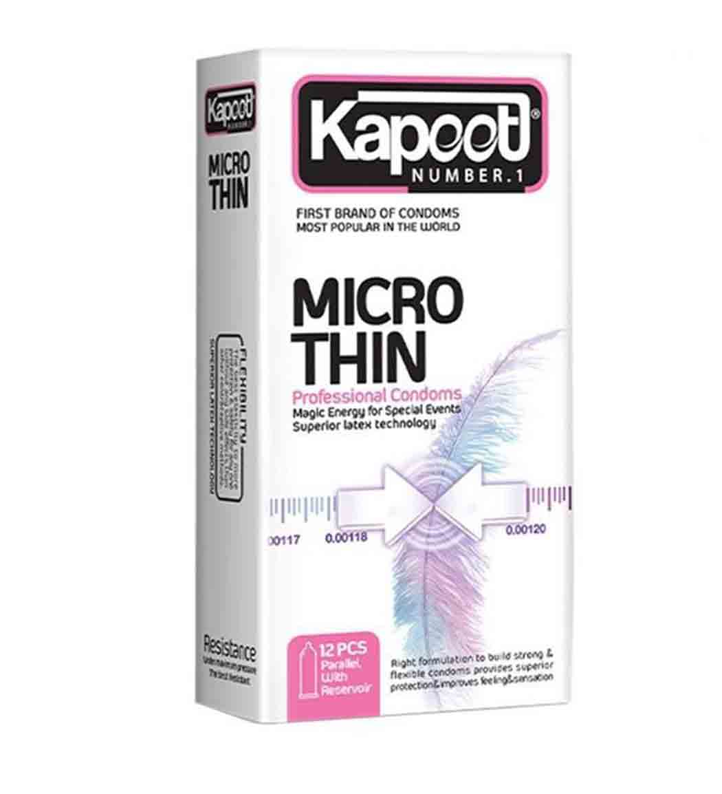 کاندوم مدل Micro Thin بسته 12 عددی