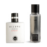 عطر جیبی مردانه مدل Allure Homme Sport النترا تاینی به همراه بادی اسپلش مردانه مدل Vip النترا