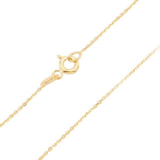زنجیر حلقه ای (فلامینگو) طلا 18 عیار زنانه مدل MM0353 - 01
