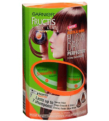 GARNIER SLEEK & SHINE SMOOTHING BLOW DRY 
