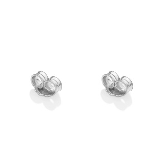 پشت گوشواره طلا 18 عیار سفید