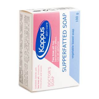 صابون کاپوس مدل Supperfatted حاوی روغن درخت چای وزن 100 گرم