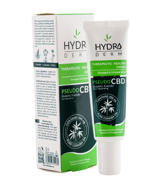 کرم التیام بخش و ترمیم کننده پوست های آسیب دیده CBD حجم 30میل هیدرودرم - 02
