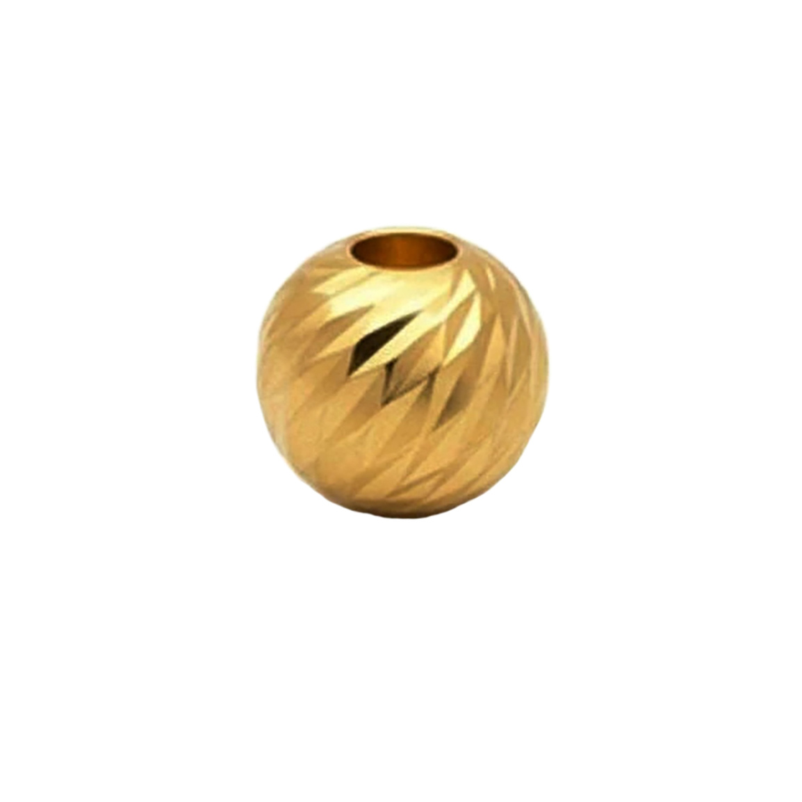 طلای 18 عیار مدل گوی تراش البرنادو کد MO0214 - 2