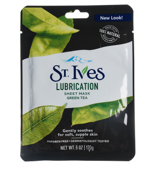 ماسک ورقه ای مدل Lubrication حاوی عصاره چای سبز 170گرم سینت ایوز