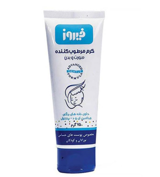 كرم مرطوب صورت و بدن کودک فیروز