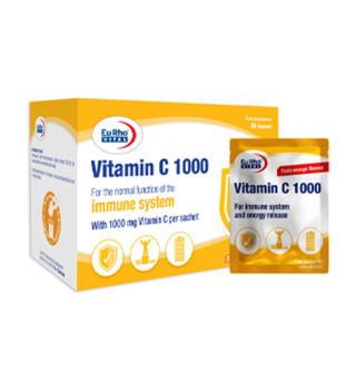 ساشه 30 عددی ویتامین سی 1000 میلی گرم یوروویتال - 01