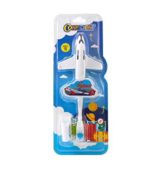 مسواک کودک طرح هواپیما برس نرم کانفیدنت