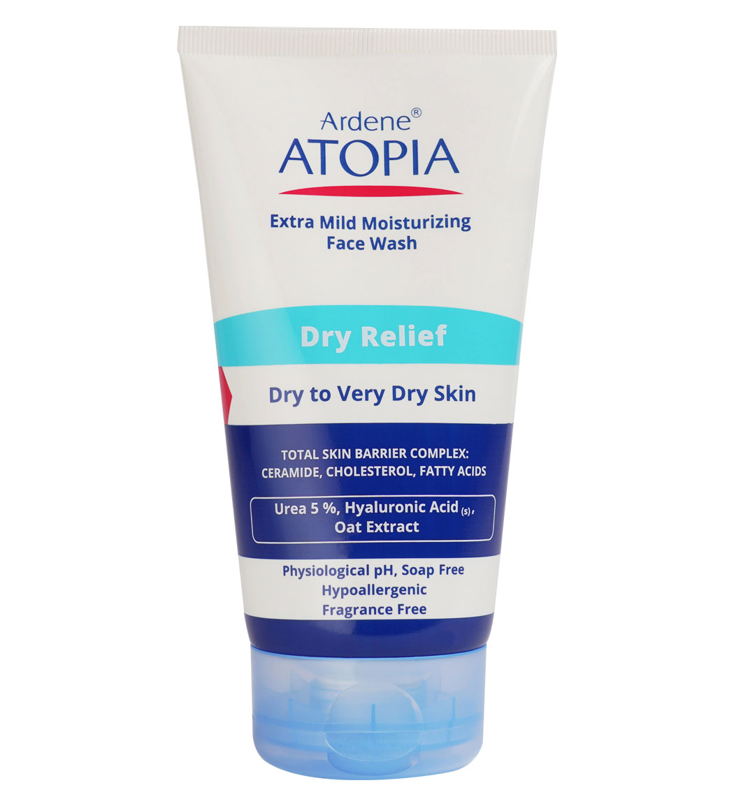 شوینده صورت مرطوب کننده اوره 5% مدل Dry Relief اتوپیا