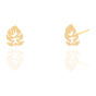 گوشواره طلا 18 عیار برگ کدE1880