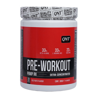پودر با Pre Workout با طعم میوه های قرمز وزن 300 گرم کیو ان تی - 03