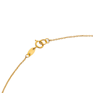 گردنبند طلا 18 عیار زنانه با زنجیر حلقه ای (فلامینگو) مدل MM2175 - 03