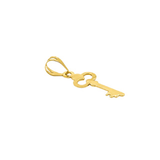 آویز گردنبند طلا 18 عیار زنانه طرح کلید کد MM2336 - 01