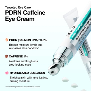 کرم دور چشم جوان کننده حاوی PDRN و کافئین حجم 20 میلی لیتر آنوا - 02