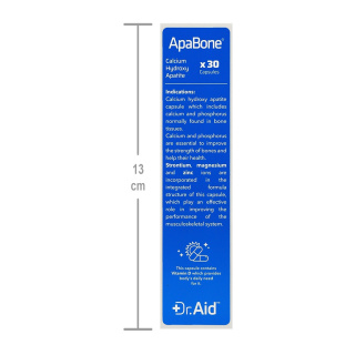 کپسول کلسیم هیدروکسی آپاتیت مدل Apa Bone بسته 30 عددی دکتر آید - 04