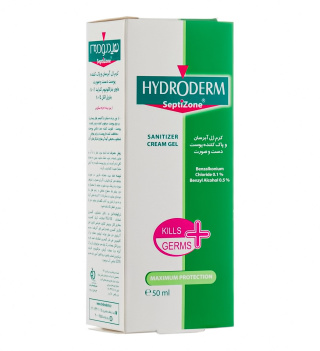 کرم ژل آبرسان و ضدعفونی کننده هیدرودرم مناسب دست و صورت حجم 50 میلی لیتر - 03