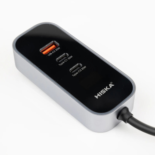 شارژر فندکی 120 وات هیسکا مدل HCC-328 - 02