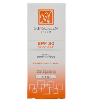 کرم ضد آفتاب بی رنگ با SPF30 مناسب پوست چرب و مختلط حجم 50 میلی لیتر مای - 02