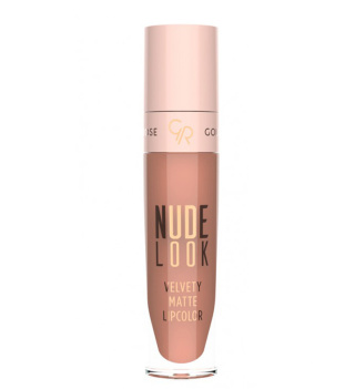 رژ لب مایع مات مخملی گلدن رز مدل Nude Look حجم 80 میلی لیتر