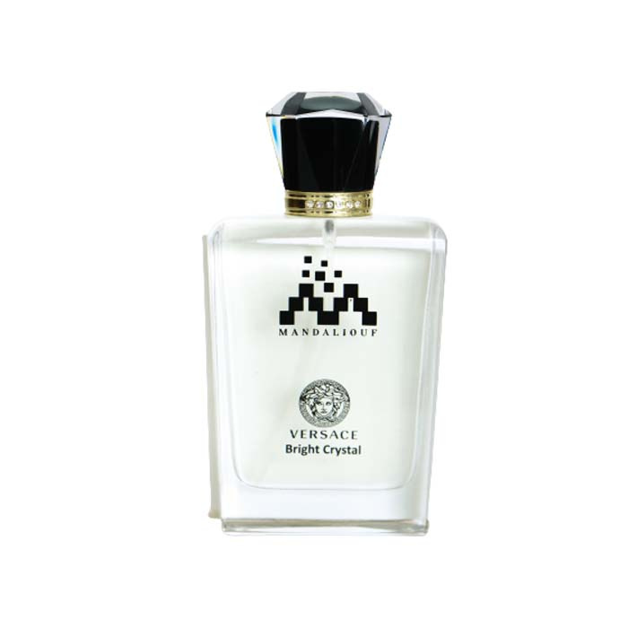 عطر زنانه صورتی ورساچه برایت کریستال 100 میل مندلیف نمای ۲