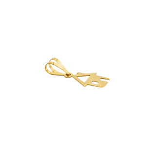 آویز گردنبند طلا 18 عیار زنانه طرح خانه کد MM2359 - 01
