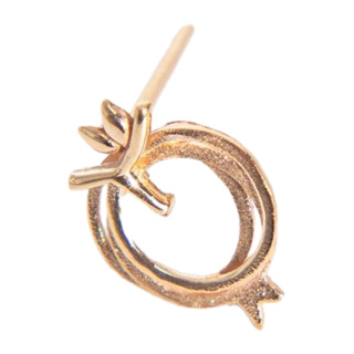 گوشواره طلا 18 عیار شاخه انار دفینه
