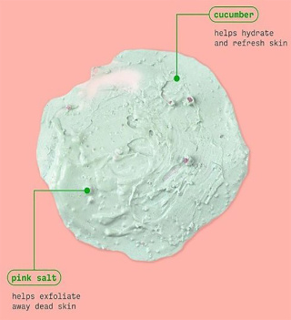 ماسک ساشه ای جوان کننده صورت خاک رس نمک صورتی و خیار حجم 15 میلی لیتر فریمن - 02