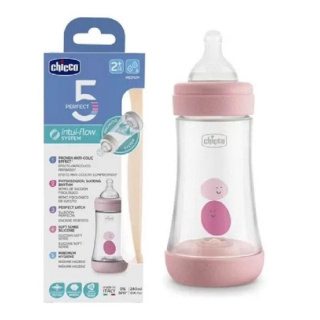 شیشه شیر چیکو مدل Perfect5 طرح A ظرفیت 300 میلی لیتر - 02