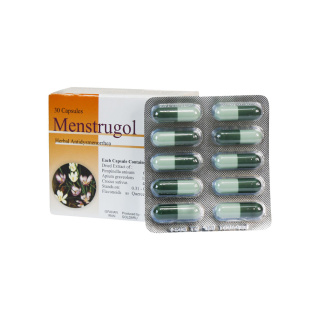 کپسول قاعدگی گل دارو مدل Menstrugol بسته 30 عددی