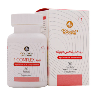 قرص B Complex Forte بسته 30 عددی گلدن اسکور - 01