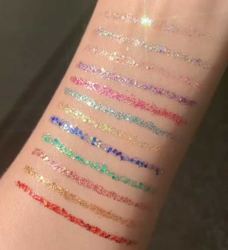 خط چشم رنگی هندیان مدل Glitter - 05