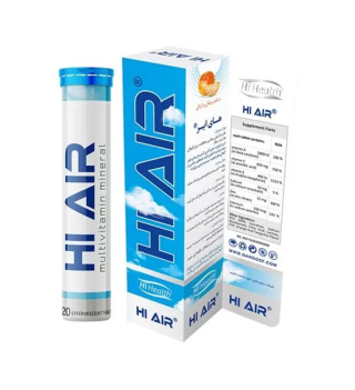 قرص جوشان مولتی ویتامین مدل Hi Air بسته 20 عددی های هلث - 02
