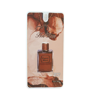 عطر جیبی مردانه مدل کاپیتان بلک حجم 40 میل هات لاو