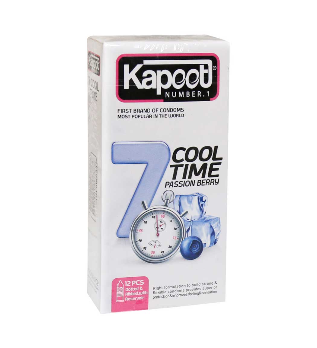 کاندوم کاپوت مدل 7Cool Time بسته 12 عددی نمای ۲