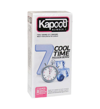 کاندوم مدل 7Cool Time بسته 12 عددی کاپوت