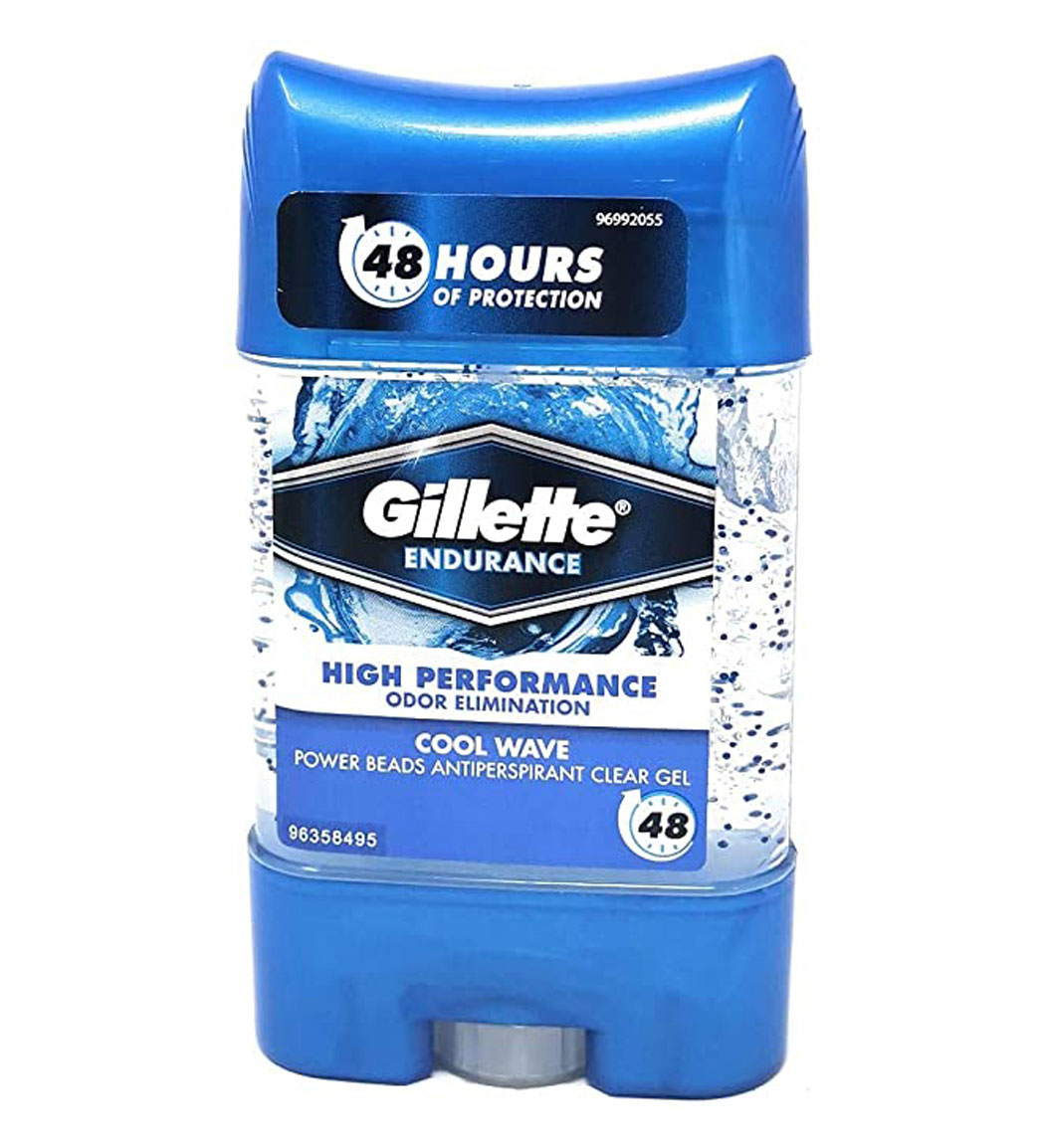 Gillette endurance clear gel deodorant