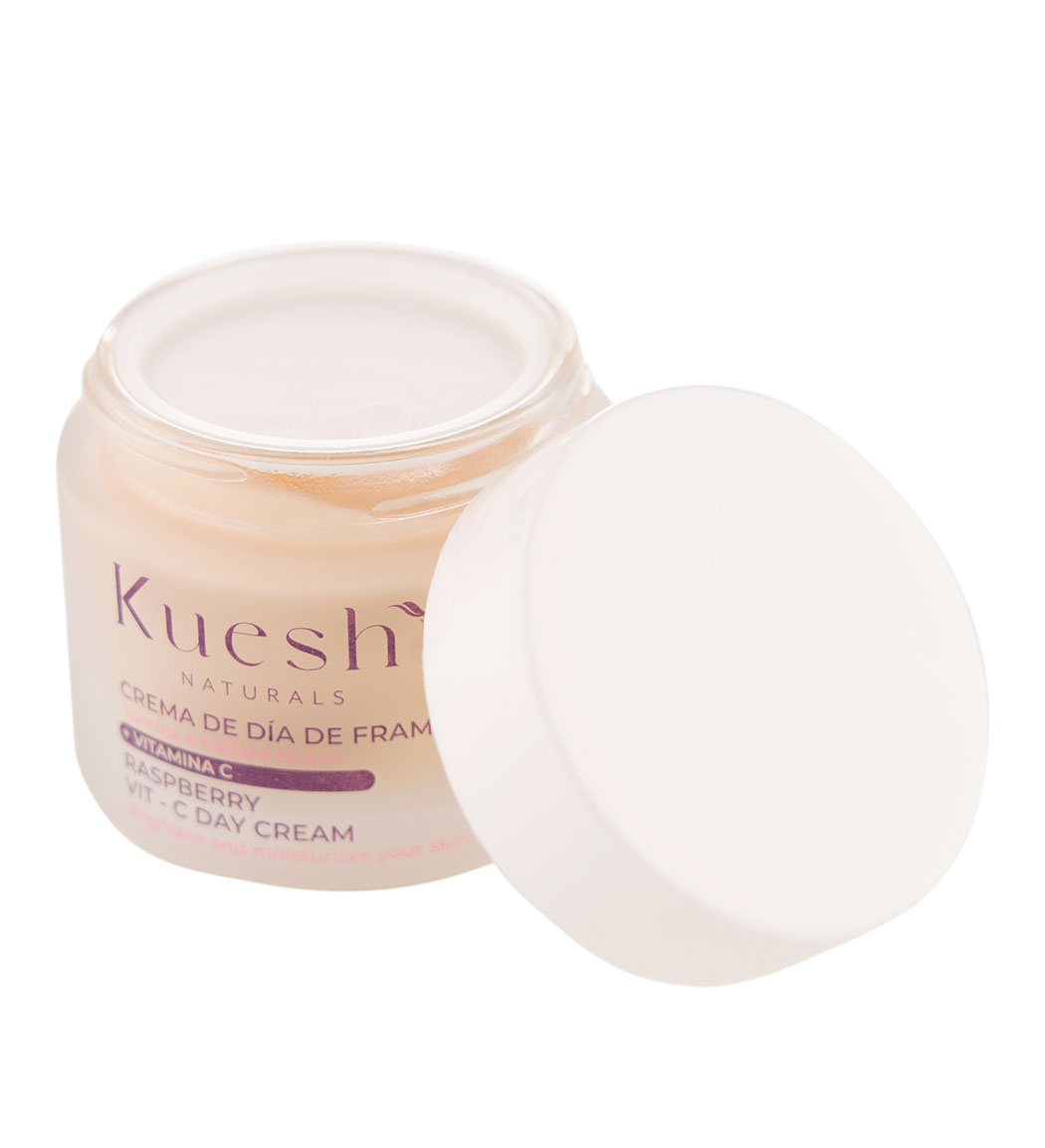 کرم روز کیوشی مدل تمشک حاوی ویتامین C حجم 50 میلی لیتر