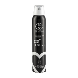 اسپری بدن مردانه دلوان مدل Montblanc Legend 107 حجم 200 میلی لیتر