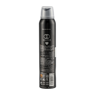 اسپری بدن مردانه مدل Black Afghan 101 حجم 200 میلی لیتر دلوان - 01