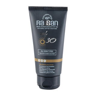 کرم ضد آفتاب آقایان با SPF 30 مناسب بعد از اصلاح حجم 40 میلی لیتر راسن