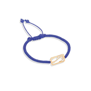 دستبند طلا 18 عیار مدل اردیبهشت قابدار فانتزی