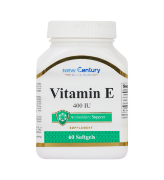 سافت ژل ویتامین E 400 نیوسنتری بسته 60 عددی
