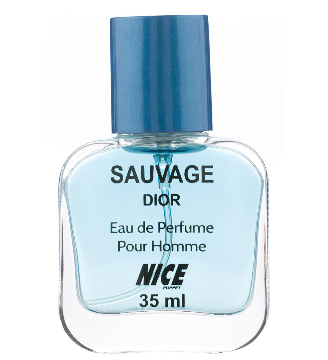 عطر جیبی مردانه Sauvage Dior حجم 35میل نایس پاپت نمای ۲