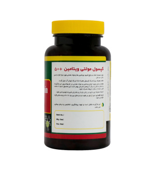 کپسول مولتی ویتامین بالای 50 سال بسته 60 عددی نورم لایف - 01