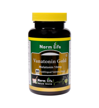 قرص زیر زبانی Vanatonin Melatonin 10 بسته 60 عددی نورم لایف