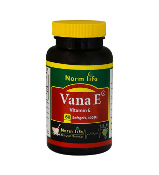 کپسول ژلاتینی Vitamin E 400 بسته 60 عددی نورم لایف