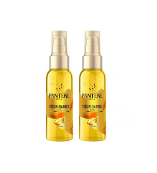 پک 2 عددی سرم مو کراتین Pantene Pro-V مناسب موهای شکننده و آسیب دیده حجم 100 میل پنتن